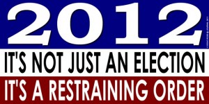 election bumper sticker