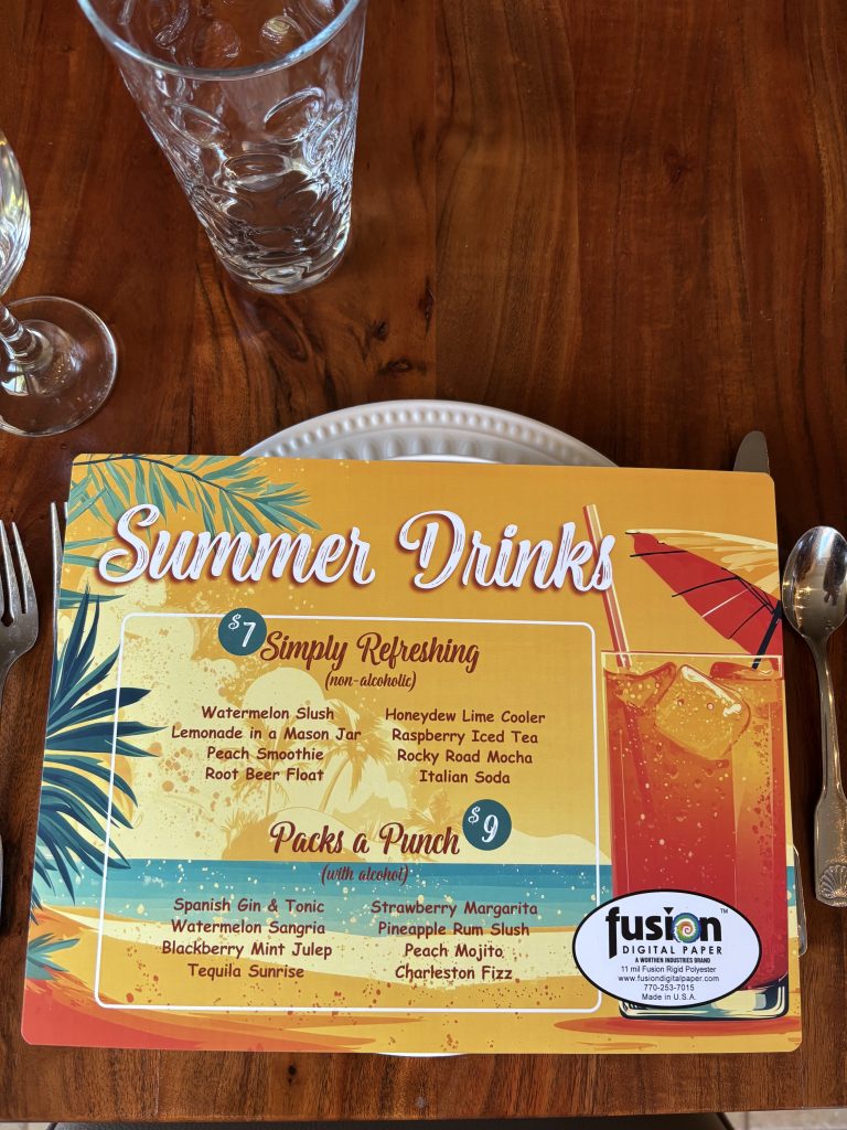 Promote With Confidence - Use 11 mil Fusion Rigid Polyester for Durable Outdoor Signage, Food and Beverage Menus, and More 2 IMG 9014